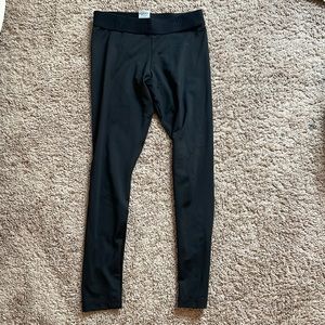 Varsity black leggings